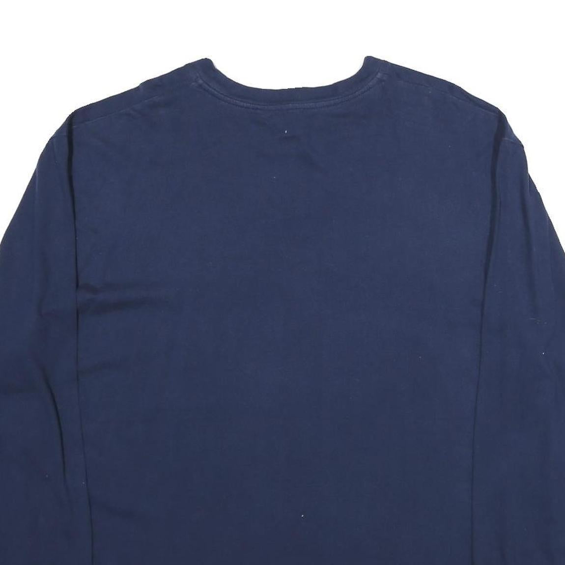 NAUTICA Mens Blue XL Long Sleeve Crew Neck Cotton T-Shirt Casual Classic Fit