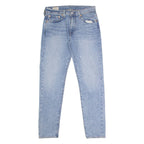 LEVI'S 512 BIG E Jeans Mens Blue Slim Tapered Stone Wash W29 L30