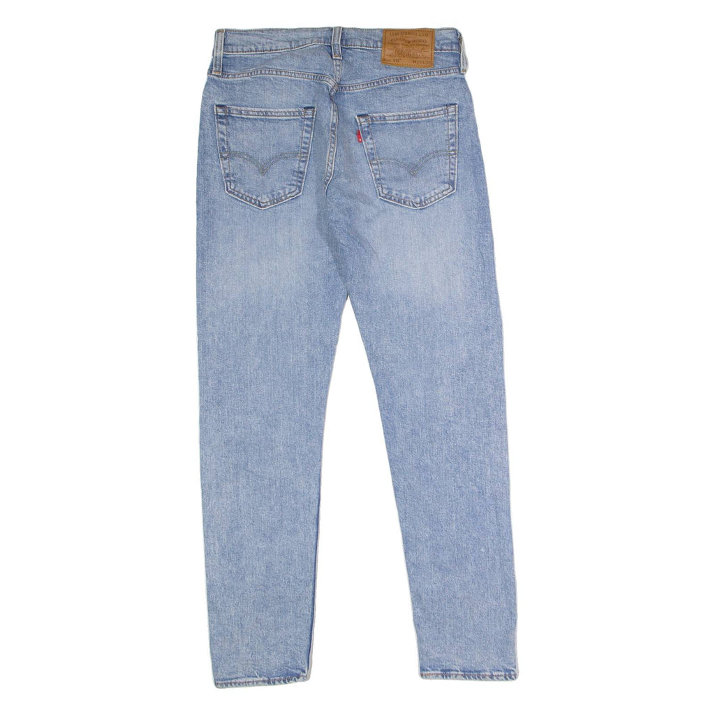 LEVI'S 512 BIG E Jeans Mens Blue Slim Tapered Stone Wash W29 L30
