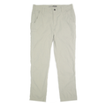 CARHARTT Mens Nylon Beige Relaxed Straight Trousers W32 L30 Workwear Casual Zip