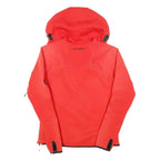 MAMMUT Womens Red Jacket XS Polyester Blend Softshell Outdoor Zip Hooded