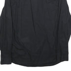 LEE Mens Black Cotton Blend Shirt L Long Sleeve Casual Button Closure