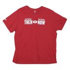 LEVI'S Mens Red Cotton XL Graphic T-Shirt Short Sleeve Crew Neck Casual