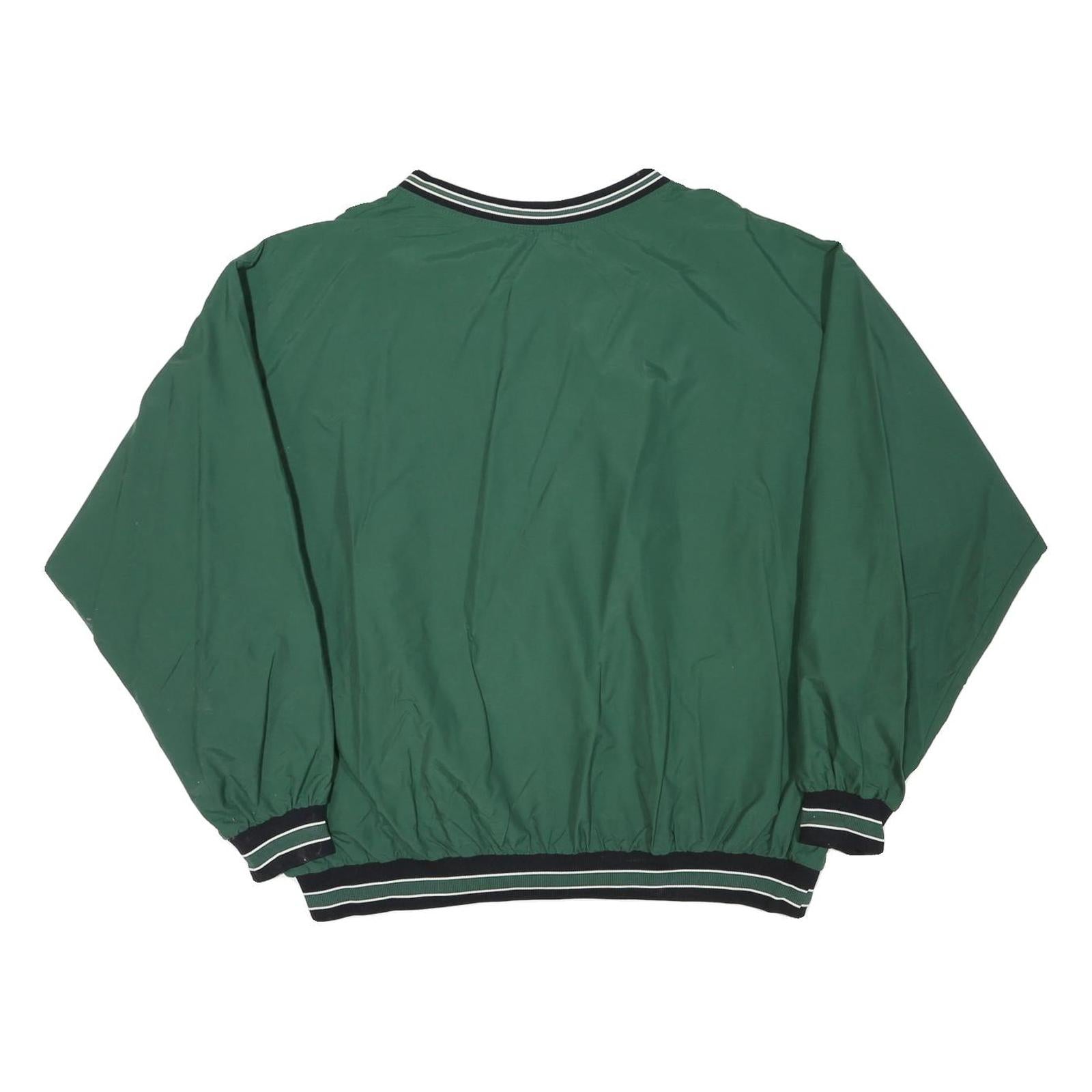 NEFF Mens Green Irish Football Crew Neck 2XL Sweatshirt Retro Sports Pullover