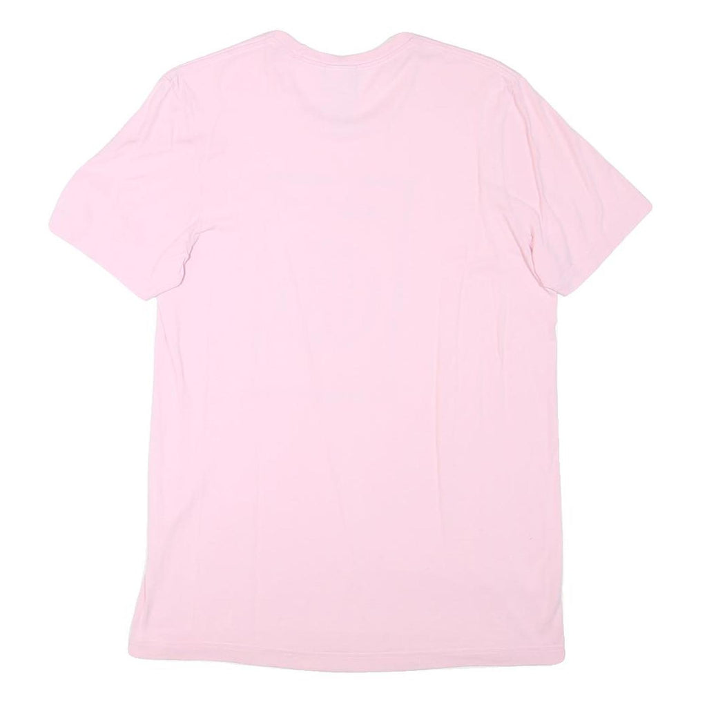 ADIDAS Womens Pink Graphic T-Shirt S Short Sleeve Crew Neck Casual Cotton Blend