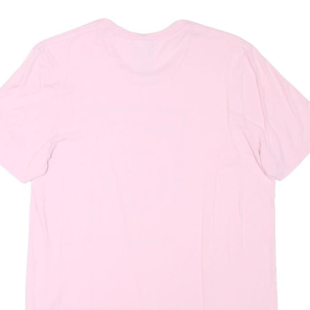 ADIDAS Womens Pink Graphic T-Shirt S Short Sleeve Crew Neck Casual Cotton Blend