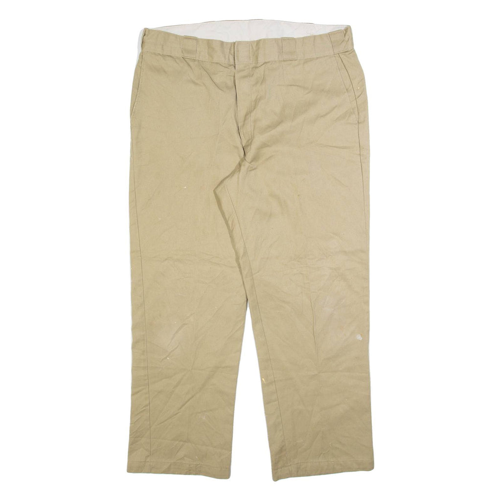 DICKIES Mens Trousers Beige Regular Straight W38 L29
