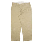 DICKIES Mens Trousers Beige Regular Straight W38 L29