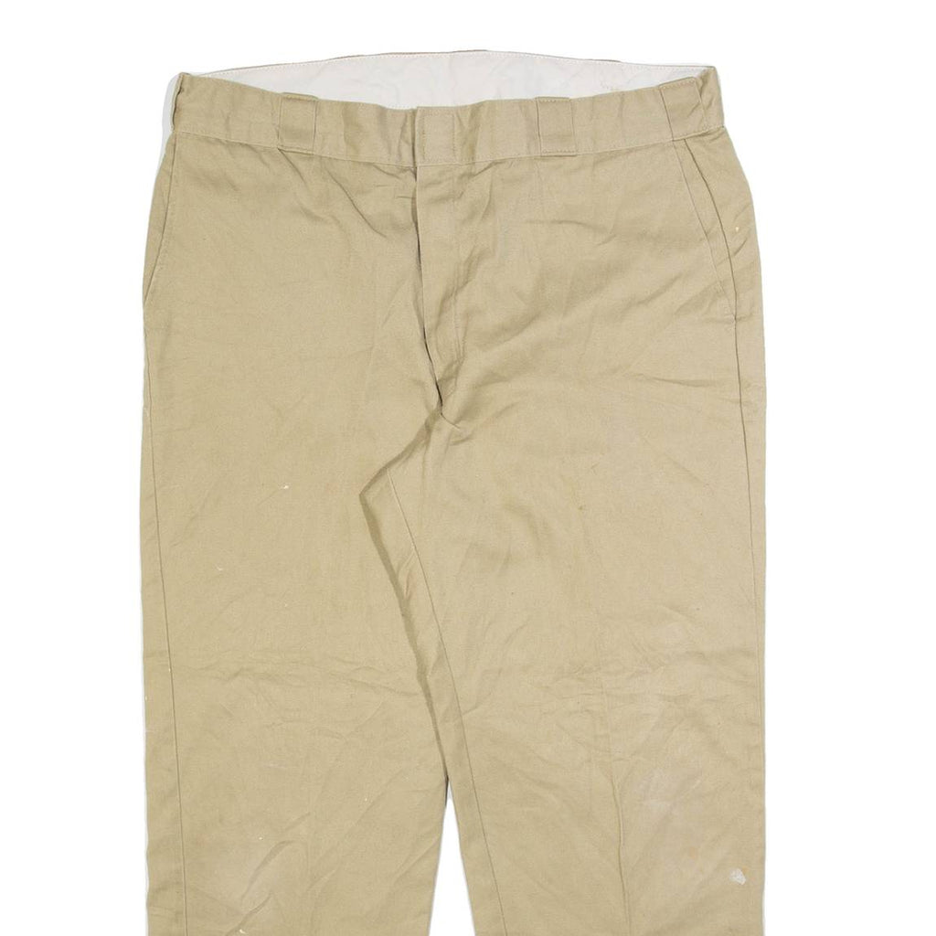 DICKIES Mens Trousers Beige Regular Straight W38 L29