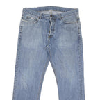 CARHARTT Mens Regular Fit Blue Denim Jeans W34 L29 Button Closure Casual Wear