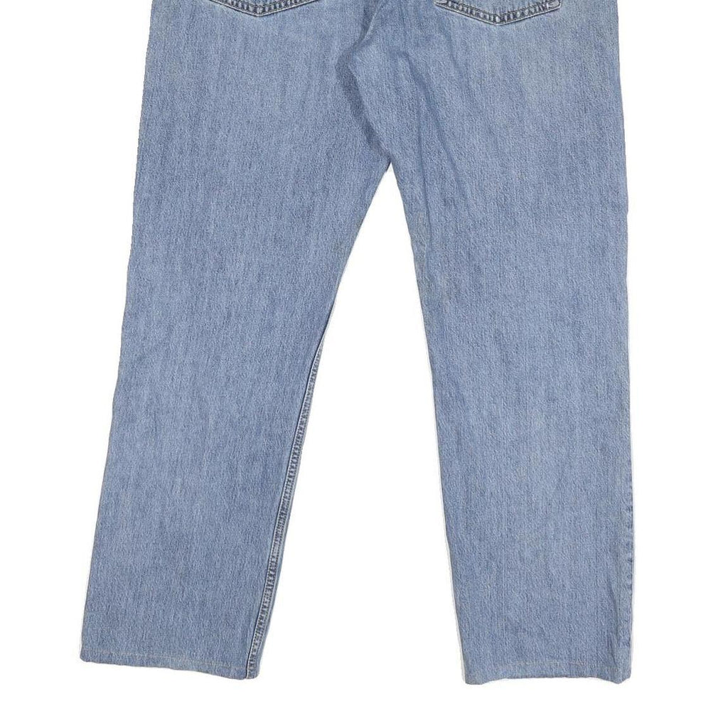 CARHARTT Mens Regular Fit Blue Denim Jeans W34 L29 Button Closure Casual Wear