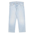 LEVI'S 501 Mens Jeans Blue Regular Straight Denim Light W36 L27 Button Cotton