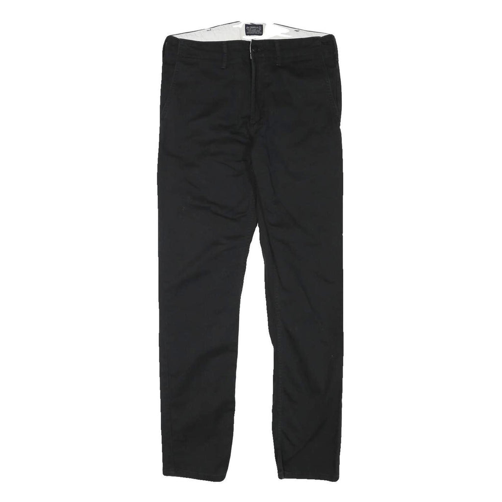 LEVI'S Mens Cotton Blend Black Regular Fit Straight Leg Trousers W29 L29