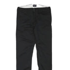 LEVI'S Mens Cotton Blend Black Regular Fit Straight Leg Trousers W29 L29