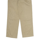 TOMMY HILFIGER Mens Cotton Blend Beige Regular Fit Straight Trousers W28 L27