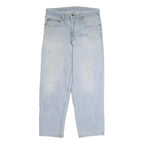 MARCEL CLAIR Mens Regular Fit Light Blue Denim Jeans W34 L29 Classic Cotton Zip