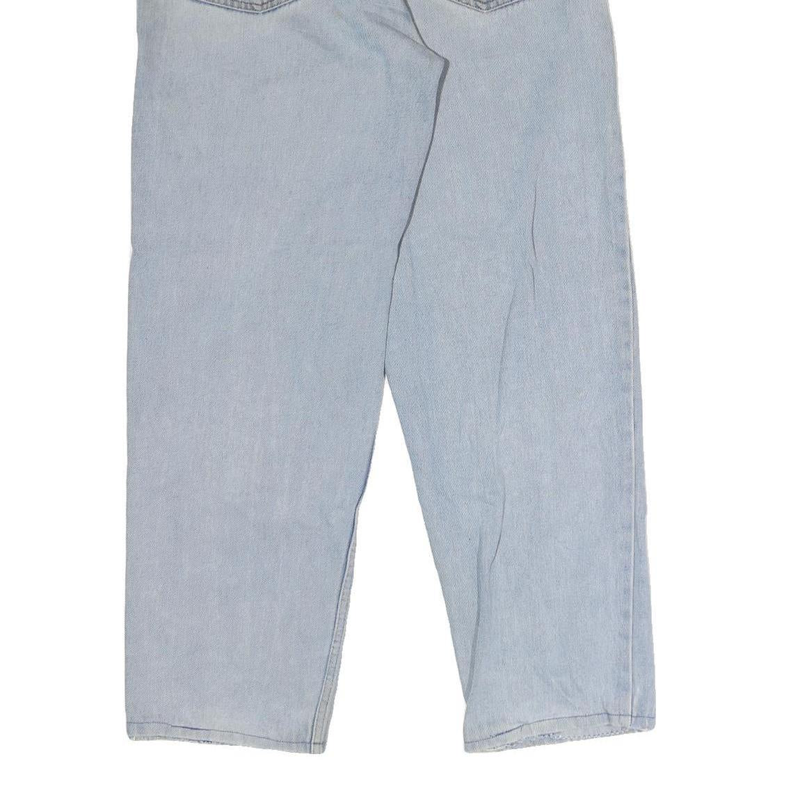 MARCEL CLAIR Mens Regular Fit Light Blue Denim Jeans W34 L29 Classic Cotton Zip