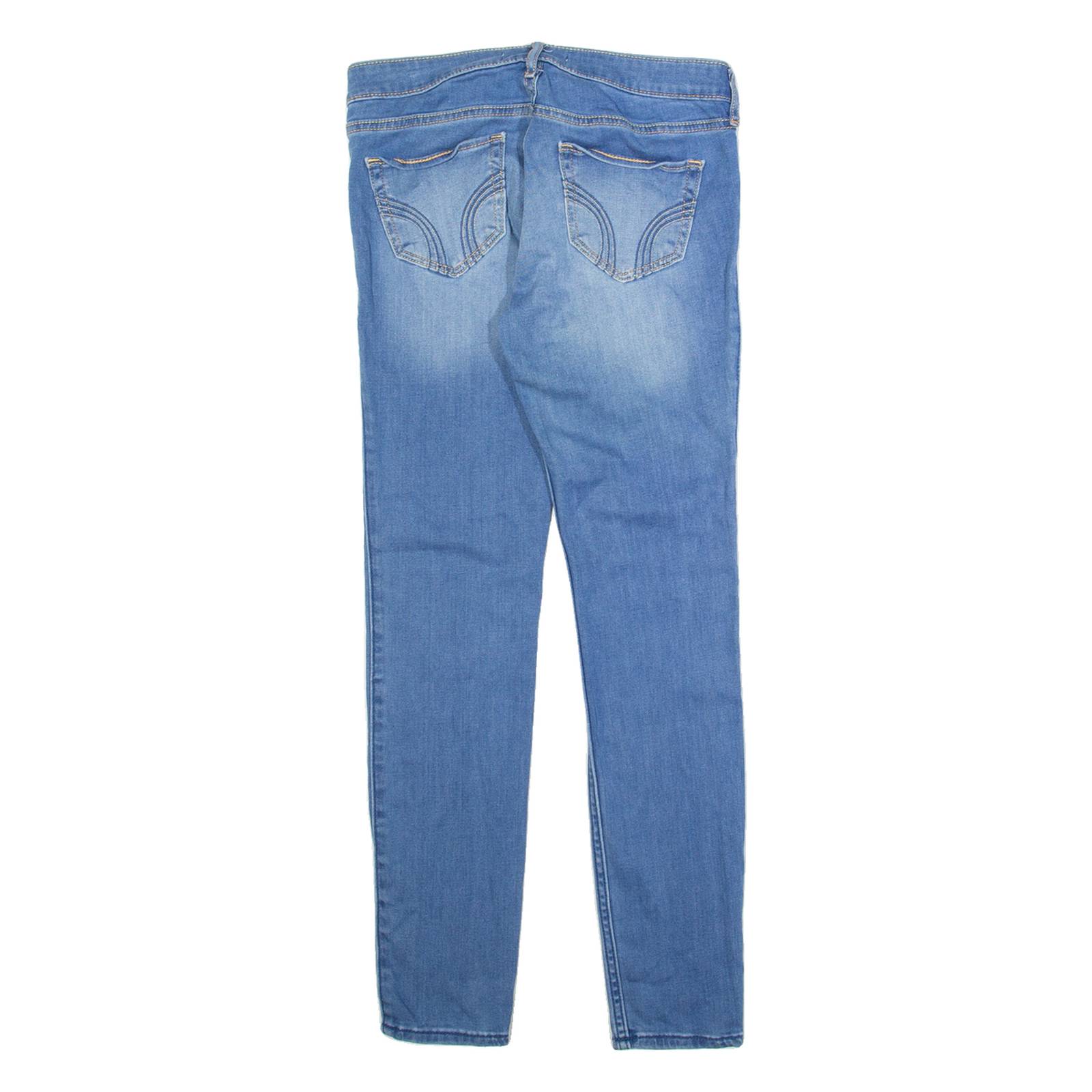 HOLLISTER Womens Jeans Blue Slim Tapered Stone Wash W26 L27