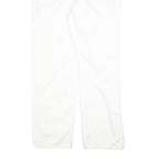 DICKIES Mens Jeans White Relaxed Straight Denim Fair W38 L32 Workwear Zip