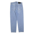 ROBERTO CAVALLI Womens Jeans Blue Regular Straight Denim Light W32 L30 Button