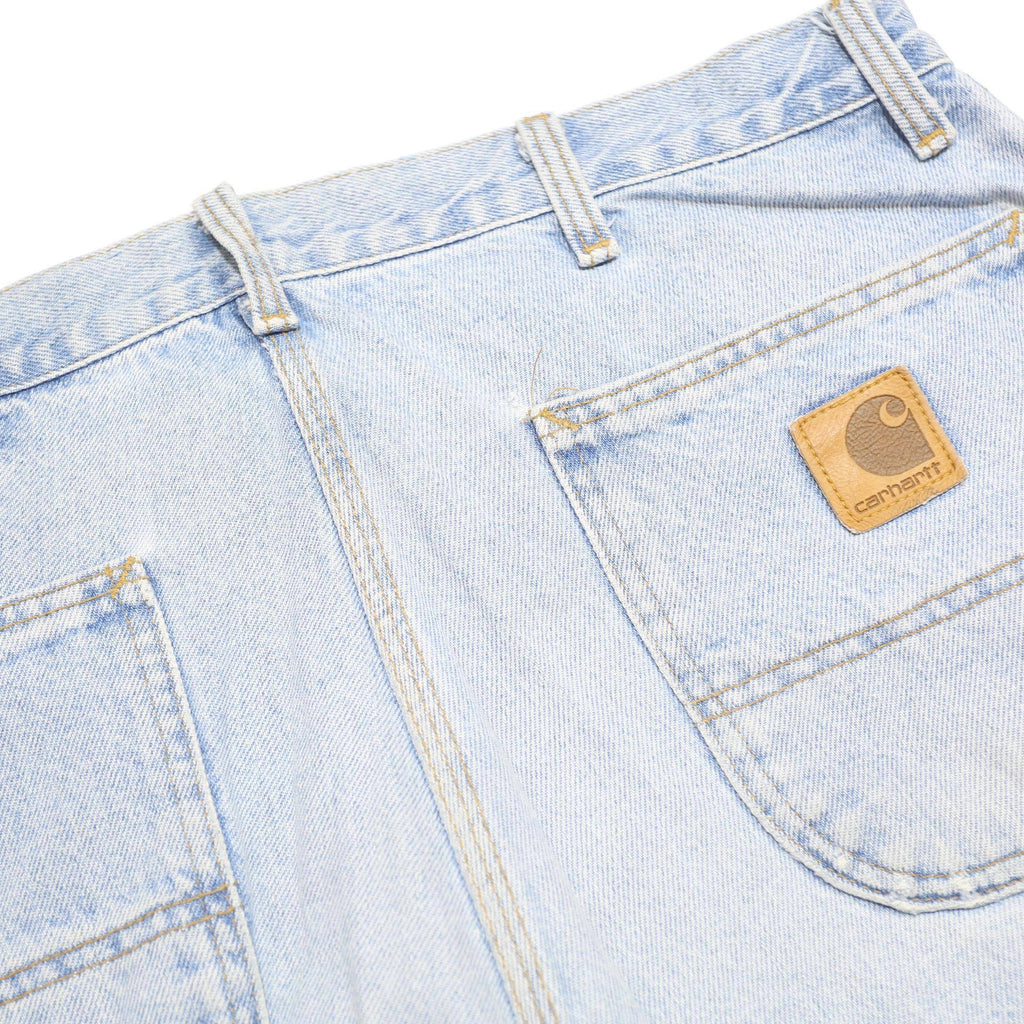 CARHARTT Mens Denim Blue Workwear Casual Shorts L W35 Heavy Cotton