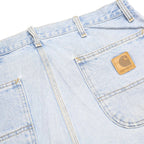 CARHARTT Mens Denim Blue Workwear Casual Shorts L W35 Heavy Cotton
