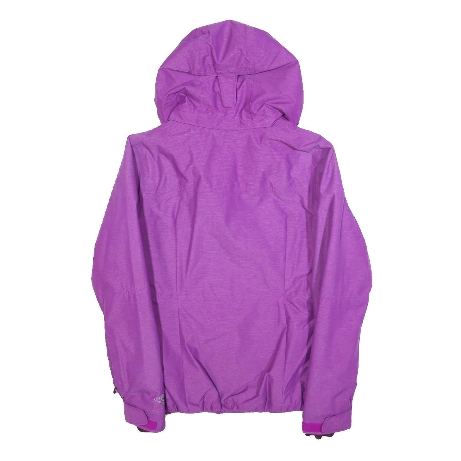 COLUMBIA Womens Purple & Plum Technical Outdoor Jacket M Polyester Blend Zip