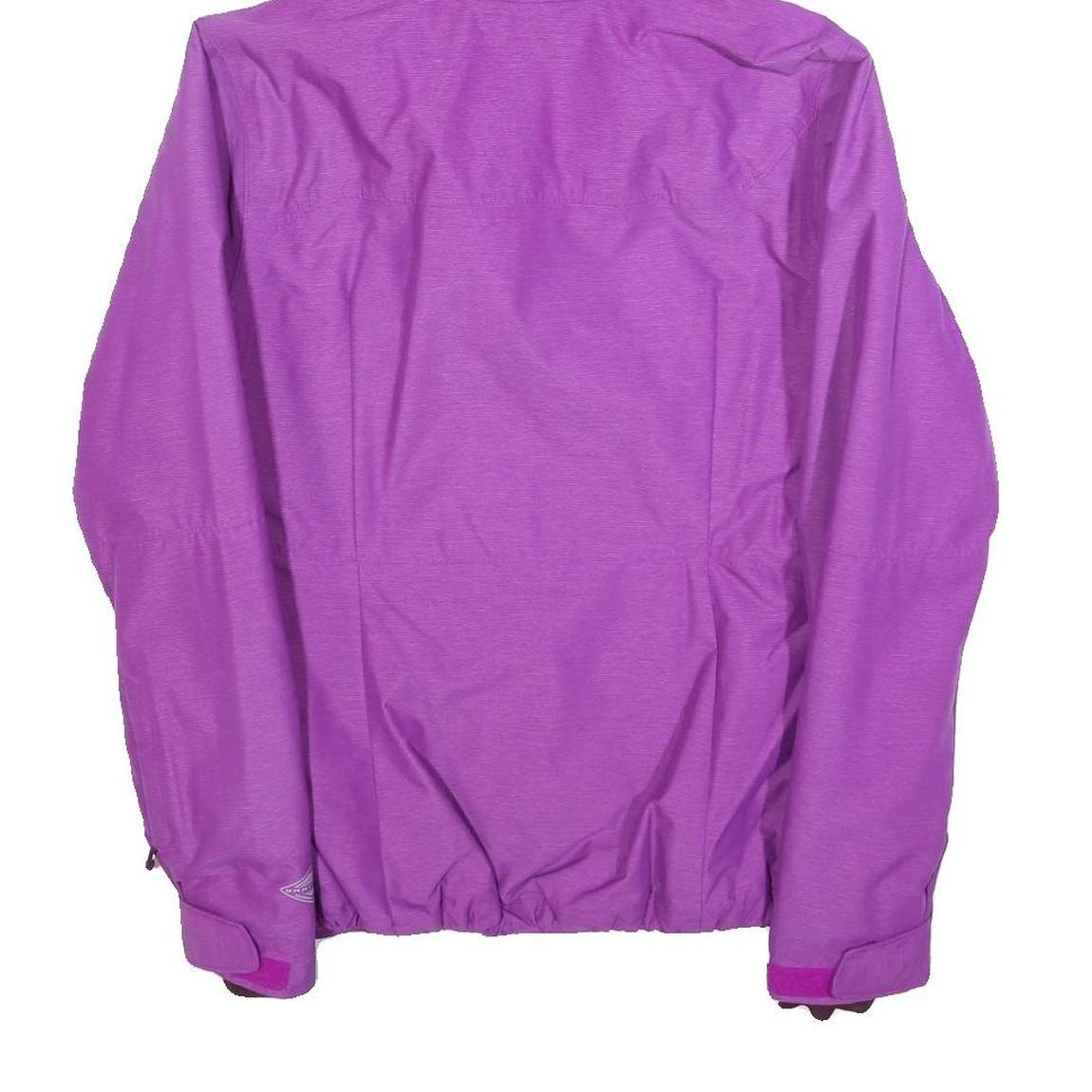 COLUMBIA Womens Purple & Plum Technical Outdoor Jacket M Polyester Blend Zip