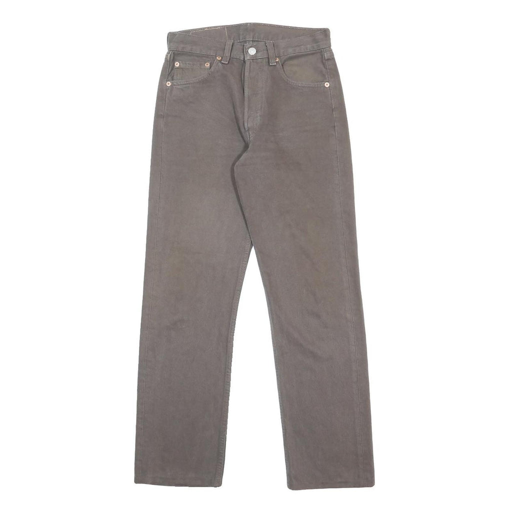 LEVI'S 501 Womens Jeans Regular Straight Denim Medium W27 L28 Classic Button Fly
