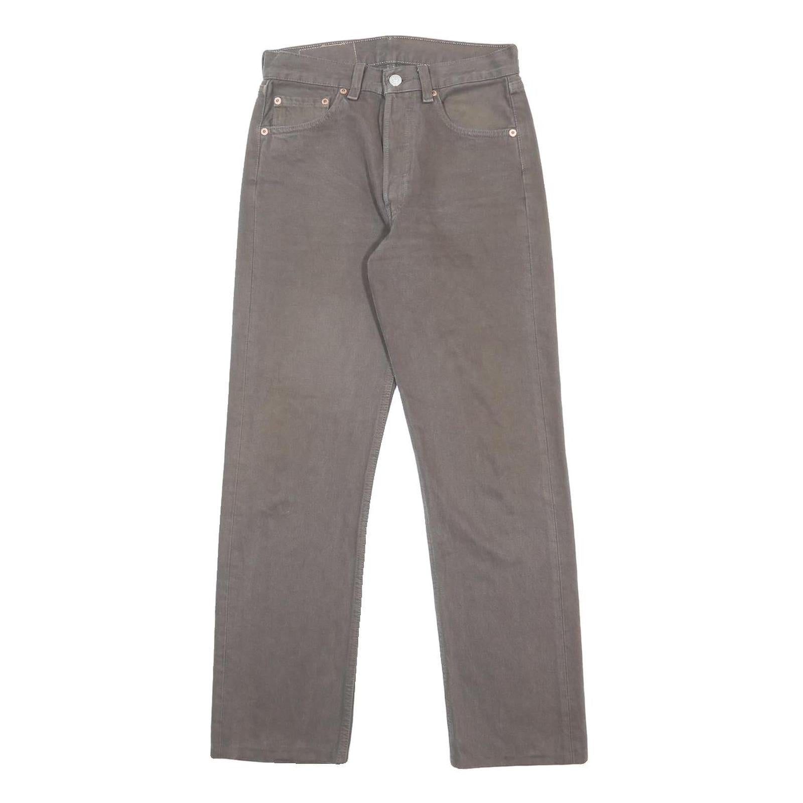 LEVI'S 501 Womens Jeans Regular Straight Denim Medium W27 L28 Classic Button Fly