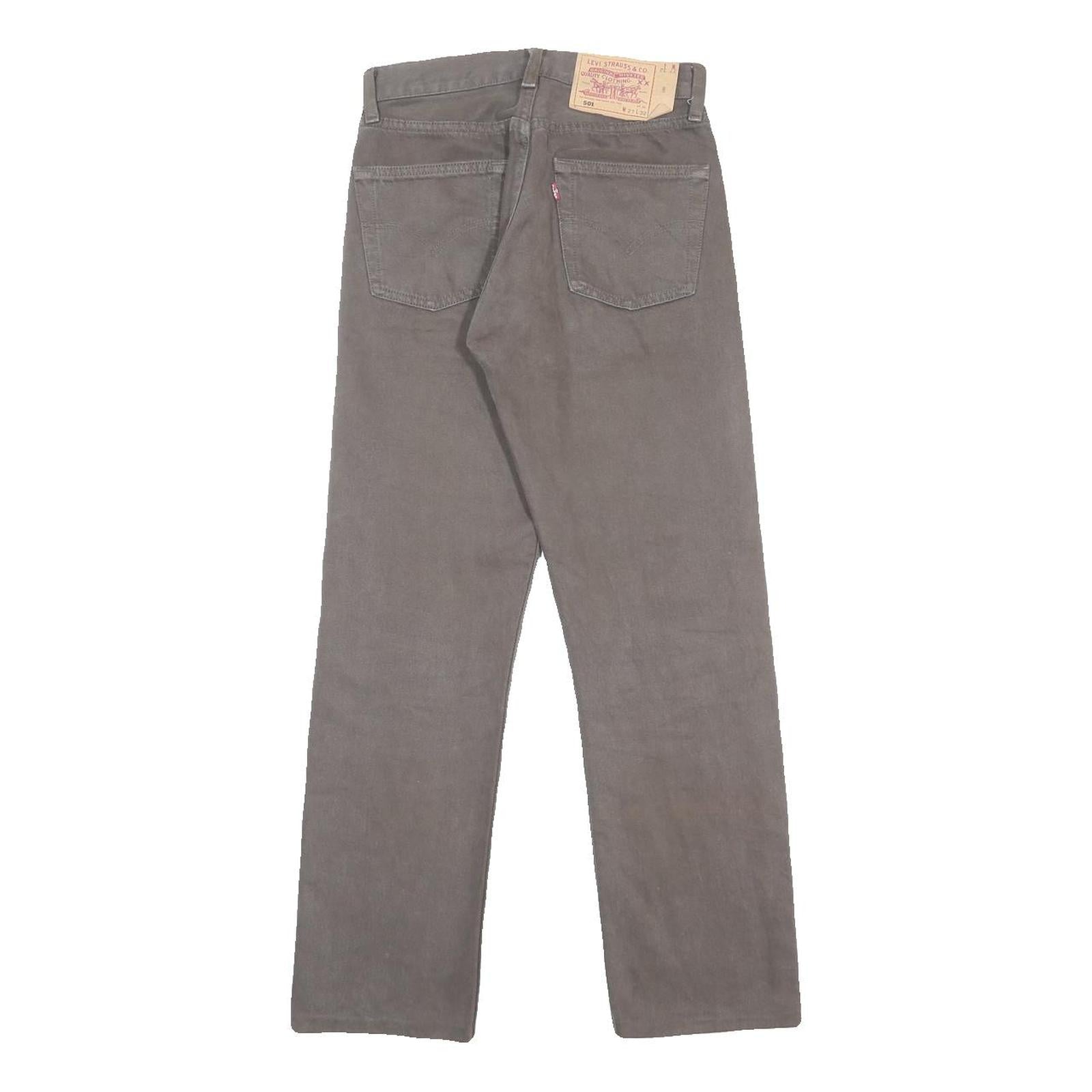 LEVI'S 501 Womens Jeans Regular Straight Denim Medium W27 L28 Classic Button Fly
