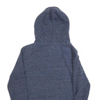 SUPERDRY Mens Navy Blue Pullover Hoodie S Athletic League Cotton Blend