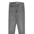 LEVI'S Wedgie Skinny Womens Jeans Grey Slim Skinny Denim W25 L26 Cotton Blend
