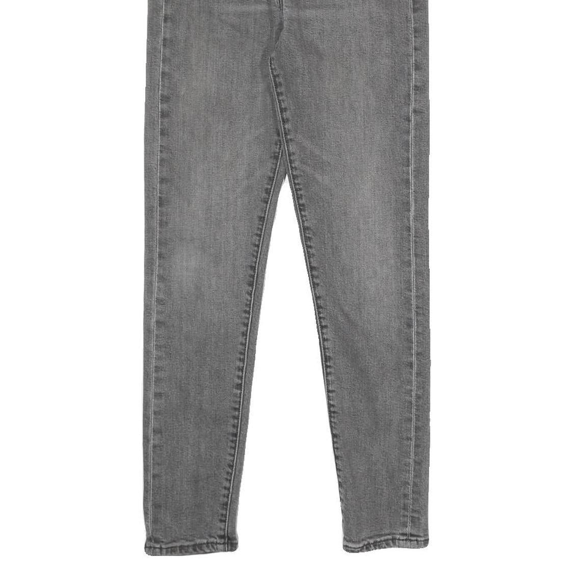 LEVI'S Wedgie Skinny Womens Jeans Grey Slim Skinny Denim W25 L26 Cotton Blend