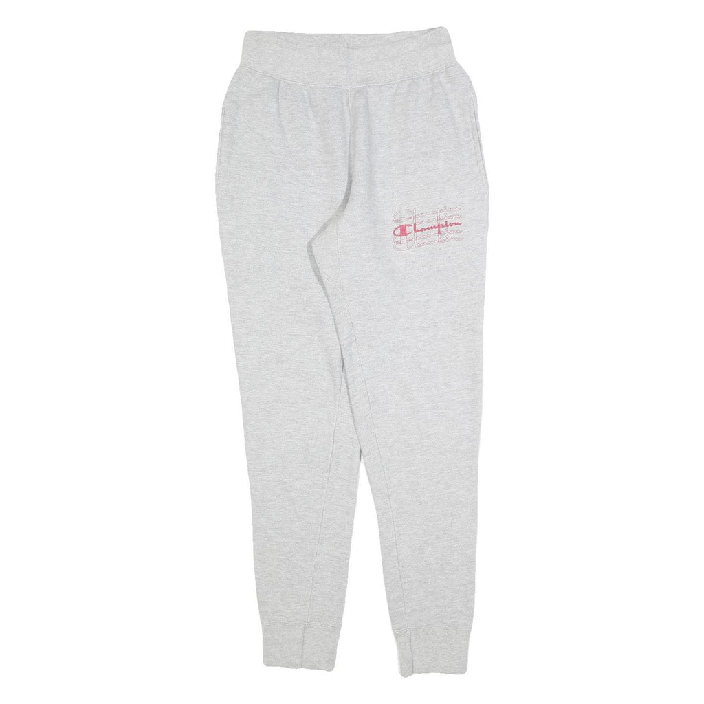 CHAMPION REVERSE WEAVE Womens Joggers Grey S W25 L30 Cotton Blend Slim Tapered