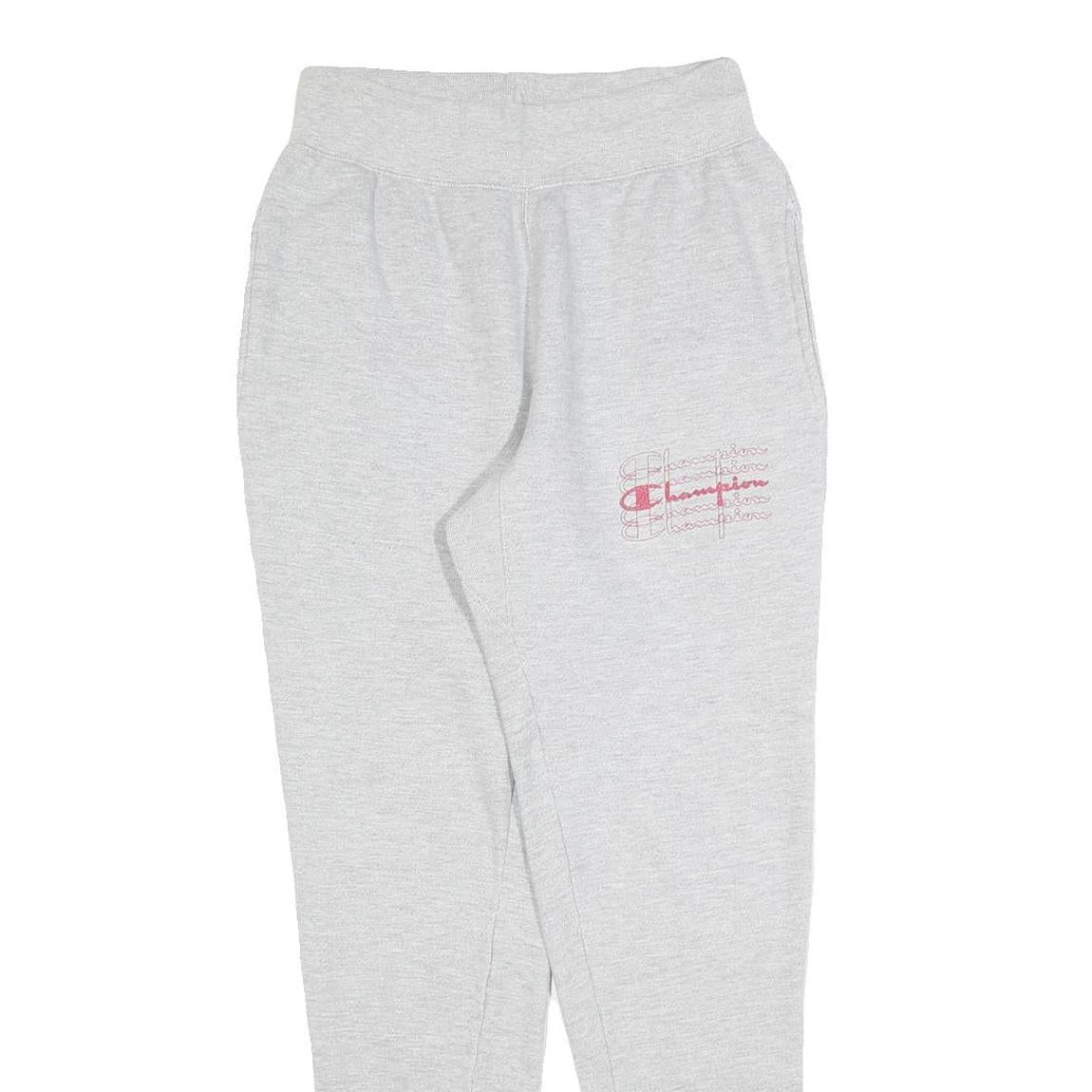 CHAMPION REVERSE WEAVE Womens Joggers Grey S W25 L30 Cotton Blend Slim Tapered