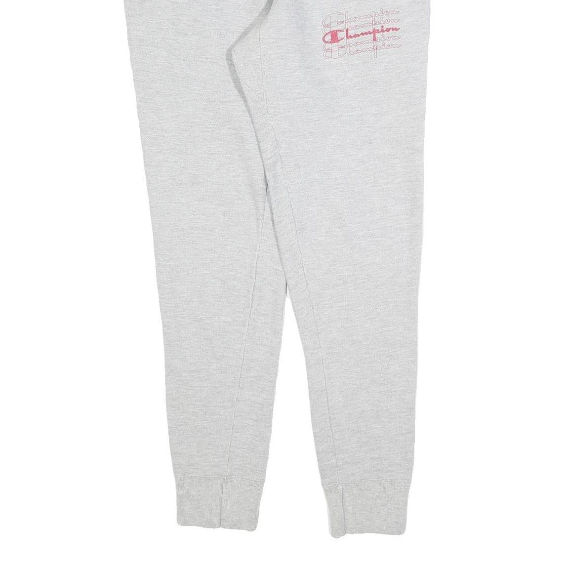 CHAMPION REVERSE WEAVE Womens Joggers Grey S W25 L30 Cotton Blend Slim Tapered