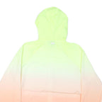 FILA Womens Yellow & Orange Nylon Zip Hooded Jacket M Sportswear Casual