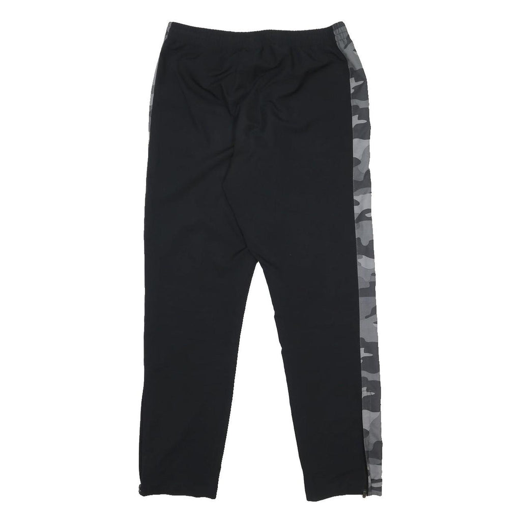 NEW BALANCE Mens Joggers Black & Grey Camouflage M W30 L27 Polyester Blend Slim