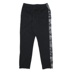 NEW BALANCE Mens Joggers Black & Grey Camouflage M W30 L27 Polyester Blend Slim