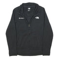 THE NORTH FACE Womens Black Zip Up Polyester Blend Jacket L Fleece Comfortable