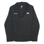 THE NORTH FACE Womens Black Zip Up Polyester Blend Jacket L Fleece Comfortable