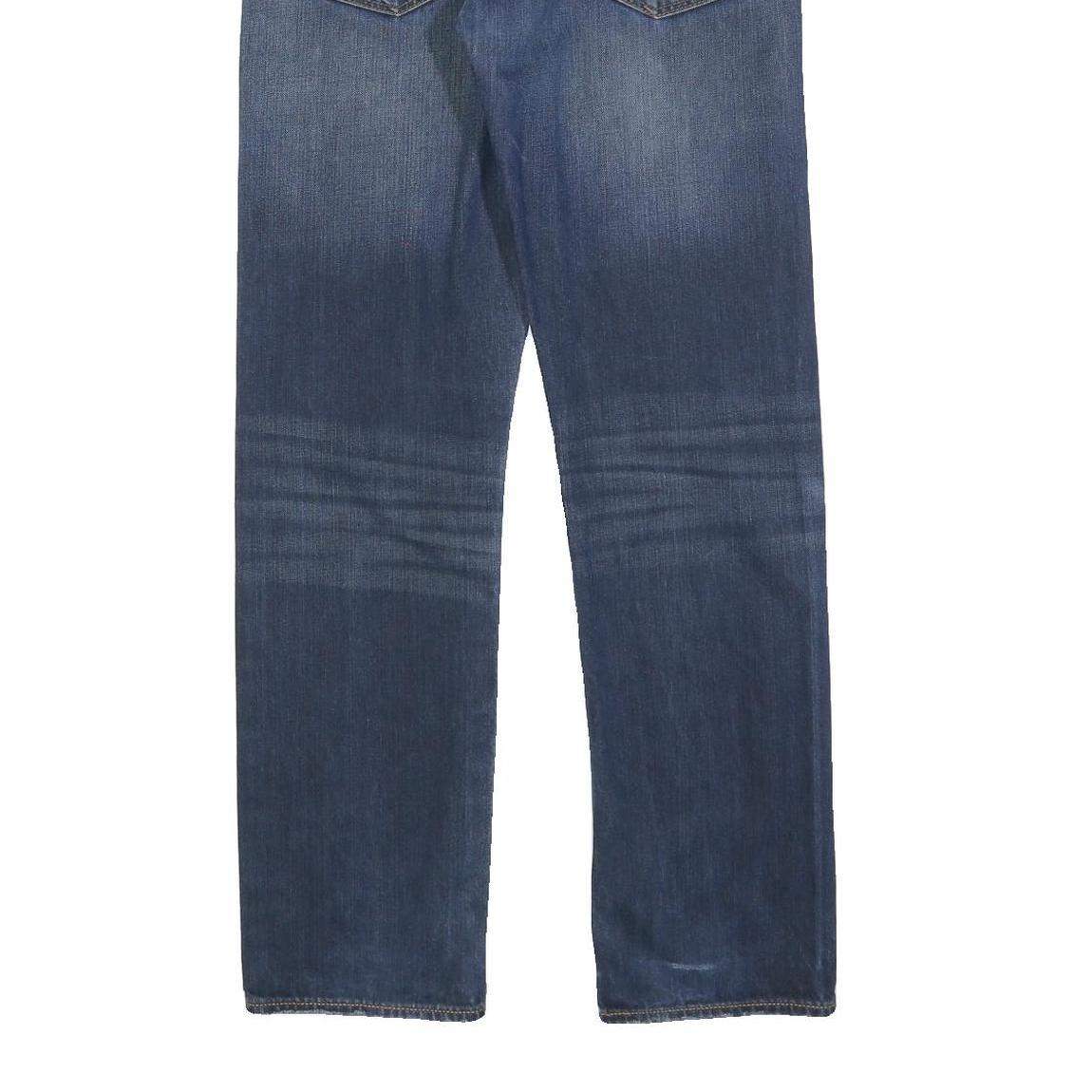 LEVI'S 504 Mens Jeans Blue Regular Straight Denim Medium W31 L32 Classic Fit Zip