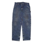 CARHARTT Mens Blue Denim Relaxed Straight Leg Cotton Blend Medium Wash W36 L36