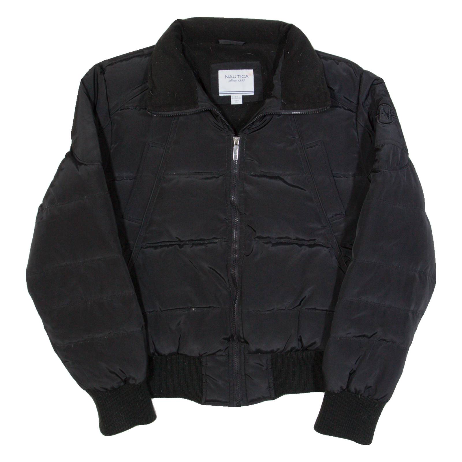 NAUTICA Down Insulated Womens Puffer Jacket Black XL