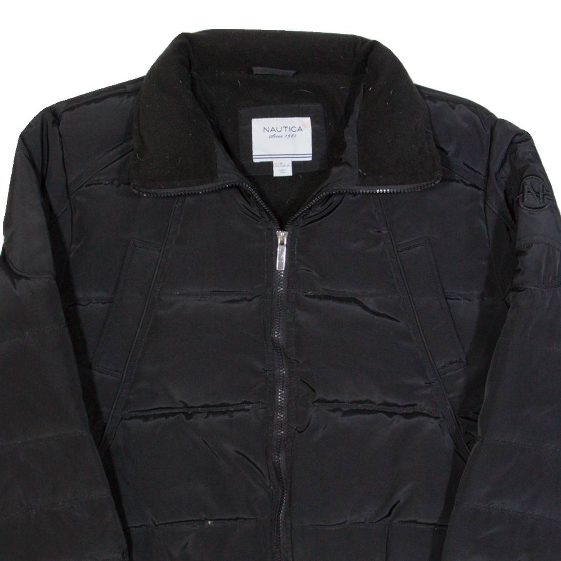 NAUTICA Down Insulated Womens Puffer Jacket Black XL