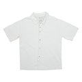 WORLD NATURAL COTTON Mens Plain Shirt Grey 90s L