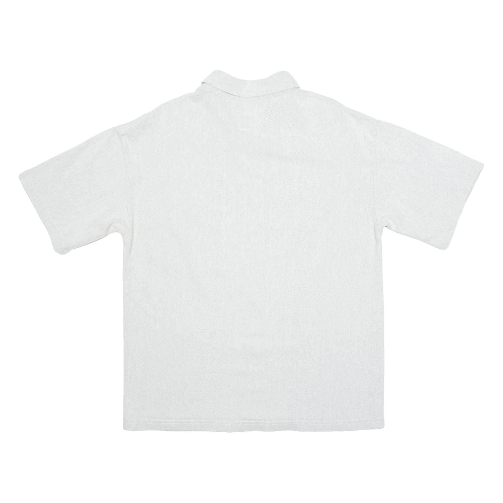 WORLD NATURAL COTTON Mens Plain Shirt Grey 90s L