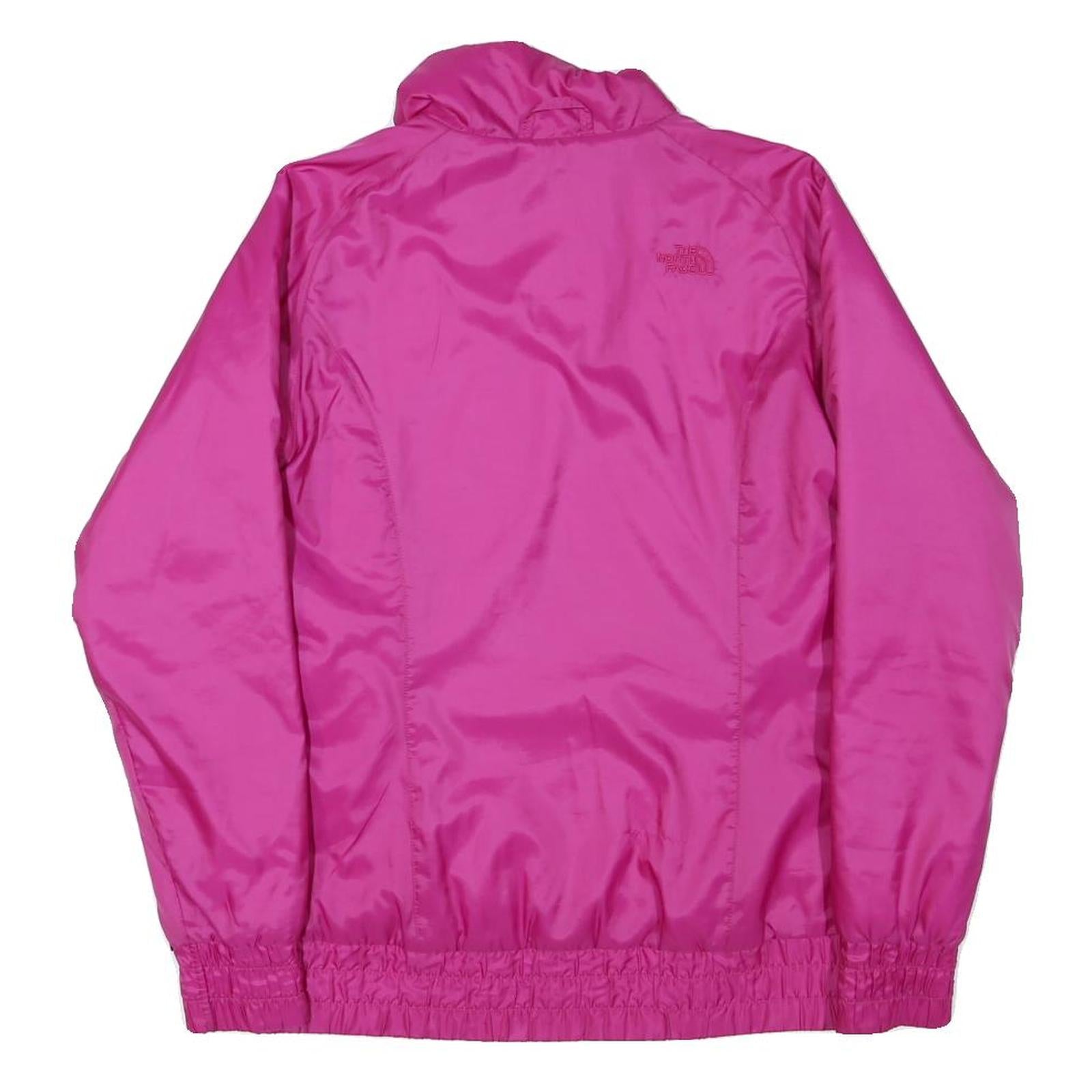 THE NORTH FACE Womens Pink Jacket XS Polyester Blend Plain Zip Outdoor