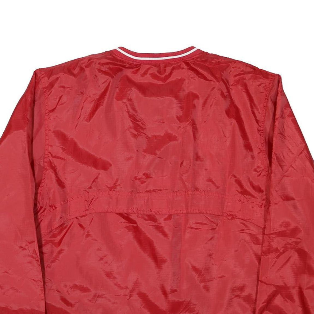 CTM SPORTSWEAR Mens Red West Lafayette Athletics V-Neck XL Nylon Sweatshirt